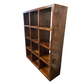 SOLID BENATO INDIAN ROSEWOOD 12 CUBE DISPALY UNIT - FLOOR STOCK CLEARANCE