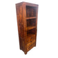 SOLID BENATO INDIAN ROSEWOOD 3 DRAWERS & 3 SHELVES BOOKCASE - FLOOR STOCK CLEARANCE