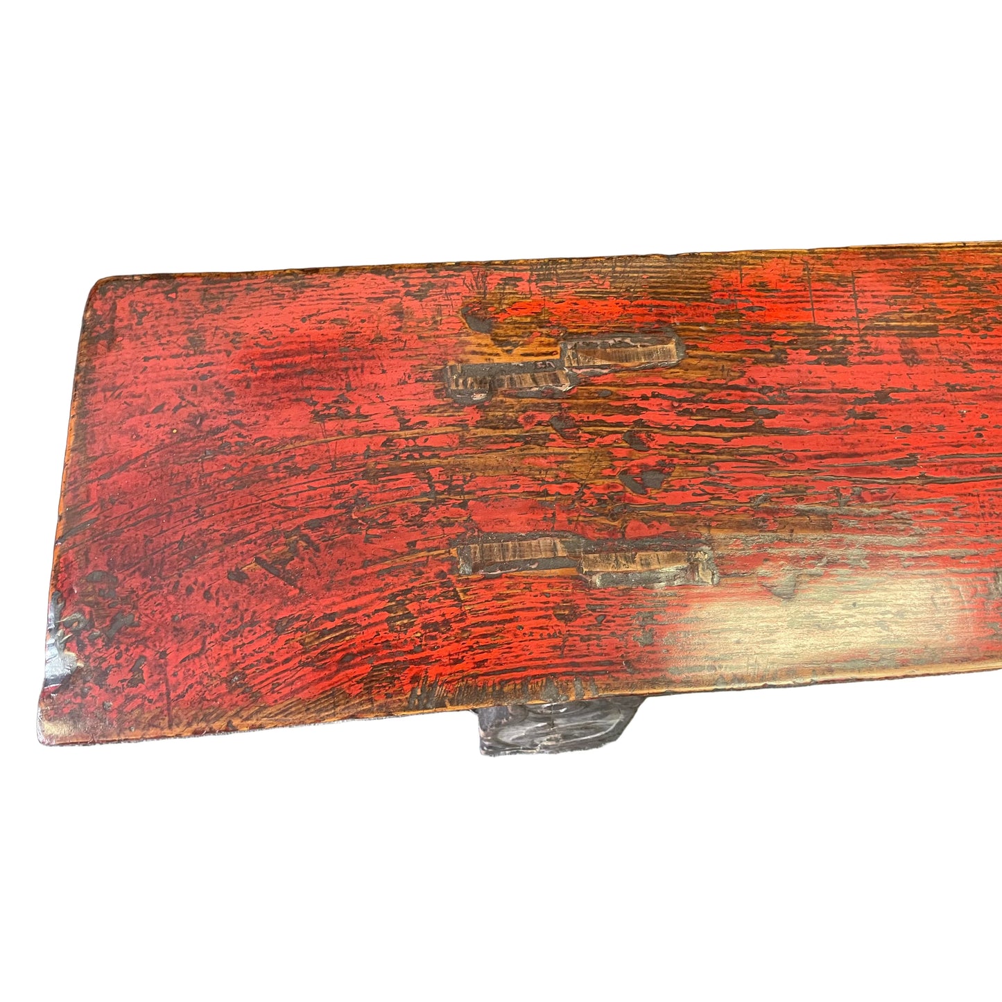YUNNAN CHINESE ANTIQUE BENCH IN ELM WOOD 200CM