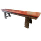 YUNNAN CHINESE ANTIQUE BENCH IN ELM WOOD 200CM