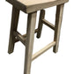 CHAGA RECYCLED ELM BAR STOOL IN NATURAL