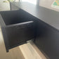 VALERIE 4 DRAWERS PUSH TO OPEN AMERICAN OAK ETU BLACK - FLOOR STOCK CLEARANCE
