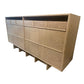 GYMEA AMERICAN OAK BUFFET 4 DOORS & 2 DRAWERS - FLOOR STOCK CLEARANCE - MyChocolateWood