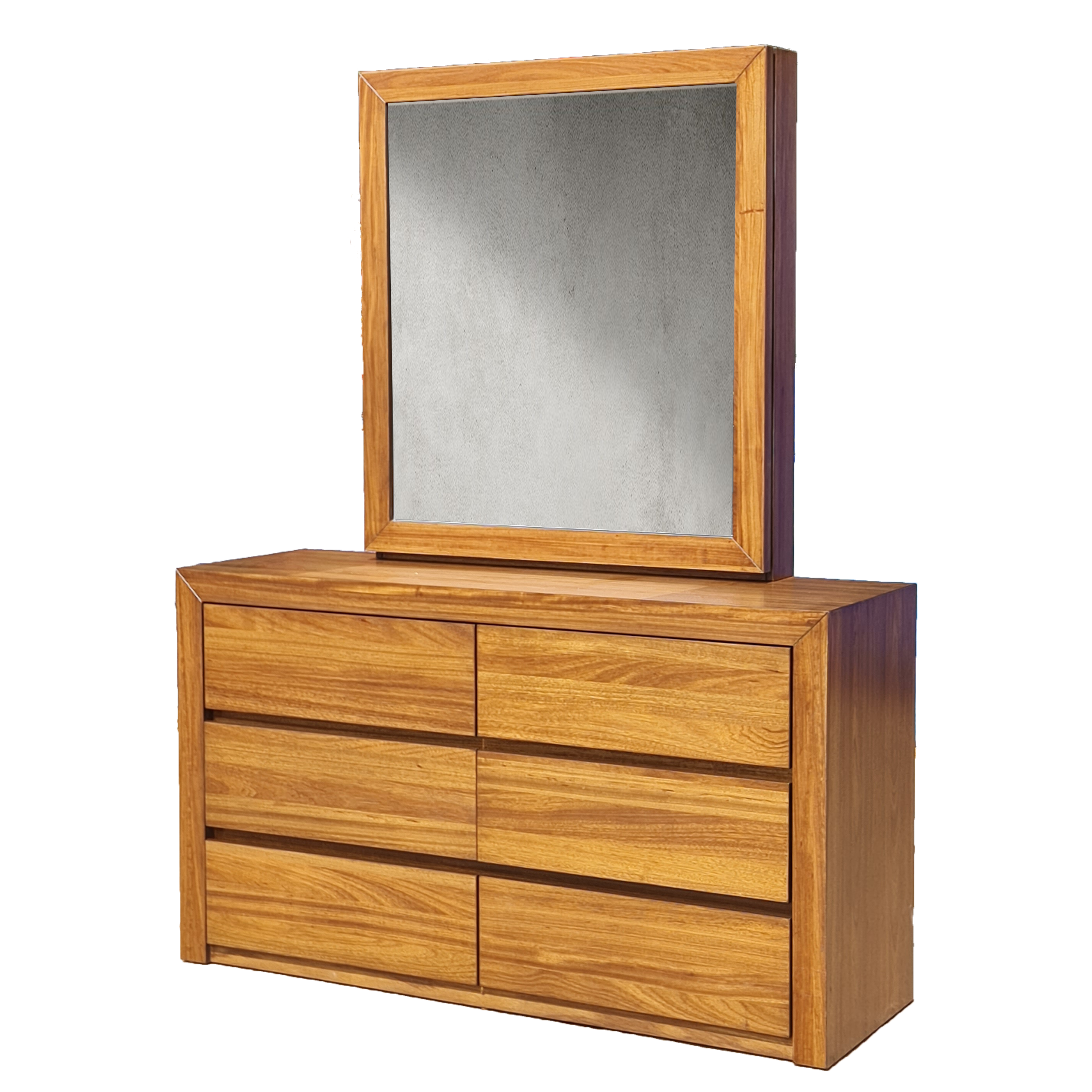CARTAGENA 6 DRAWERS DRESSING TABLE AND MIRROR