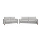 MORNAY FABRIC 2-SEATER & 3-SEATER SOFA SET LOUNGE SET GLACIER COLOUR - MyChocolateWood