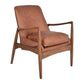 COPENHAGEN ARMCHAIR IN DISTRESSED TOFFEE LEATHER