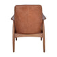 COPENHAGEN ARMCHAIR IN DISTRESSED TOFFEE LEATHER