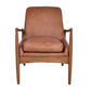 COPENHAGEN ARMCHAIR IN DISTRESSED TOFFEE LEATHER