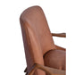 COPENHAGEN ARMCHAIR IN DISTRESSED TOFFEE LEATHER