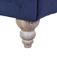 GOTCHA CHESTERFIELD ARMCHAIR IN NAVY VELVET - MyChocolateWood