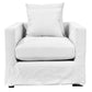 CHATEAU SLIPCOVER HAMPTONS STYLE ARMCHAIR IN CLOUD - MyChocolateWood