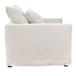 CHATEAU SLIPCOVER HAMPTONS STYLE ARMCHAIR IN SALT & PEPPER