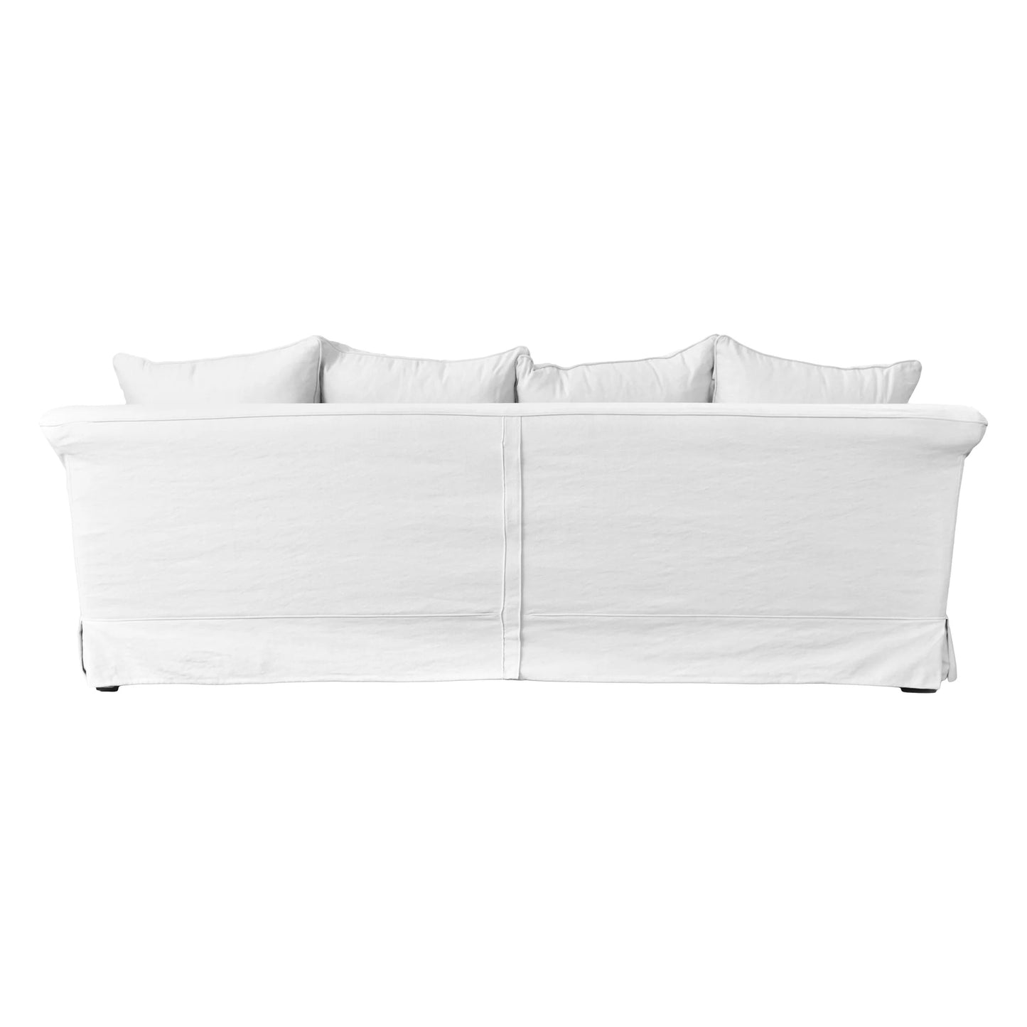 CASPIAN 3.5-SEATER SLIPCOVER HAMPTONS STYLE SOFA IN CLOUD