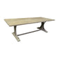 PROVENZ RECYCLED ELM RUSTIC DINING TABLE 245CM - MyChocolateWood