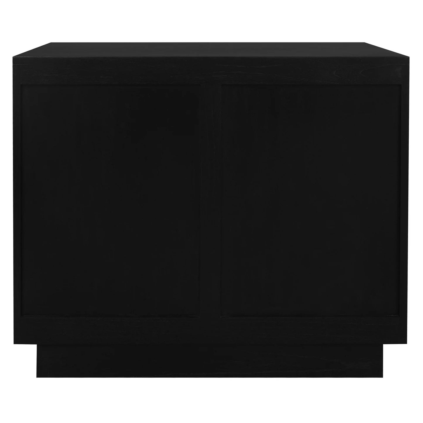 APOLLO SOLID WHITE CEDAR 2 DOOR BUFFET/SIDEBOARD- BLACK 95CM - MyChocolateWood