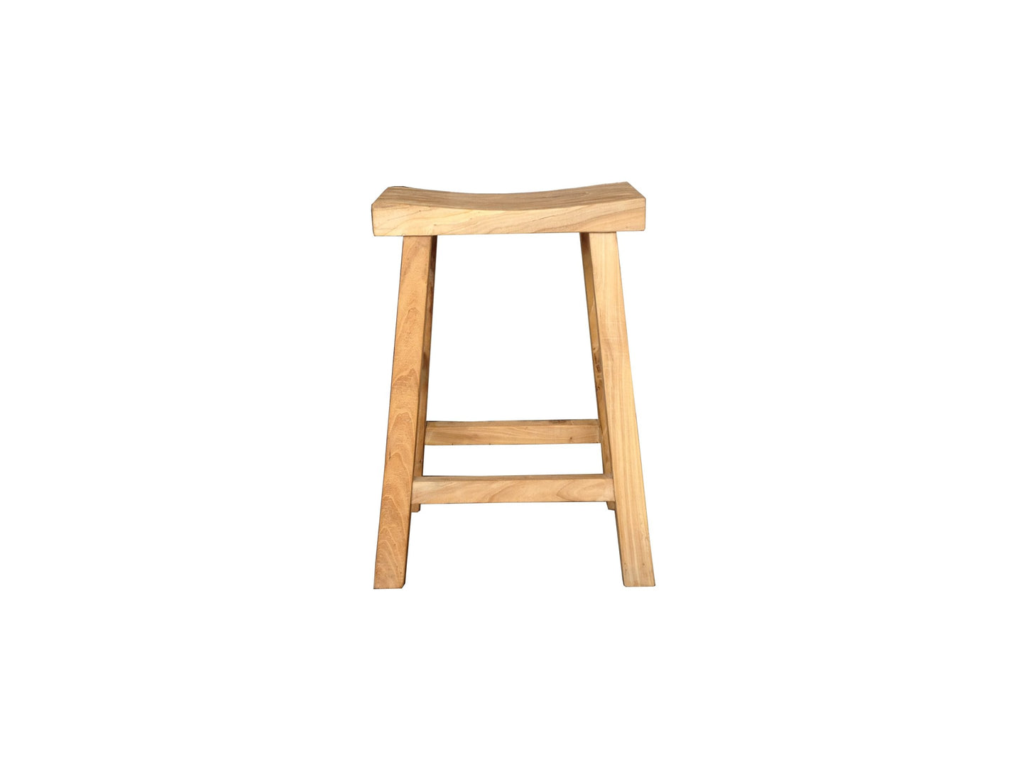 CHAGA RECYCLED ELM BAR STOOL IN NATURAL