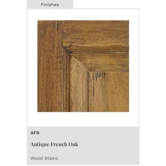 BECKETT HAMPTON STYLE SOLID MAHOGANY RECTANGULAR TRESTLE DINING TABLE IN ANTIQUE FRENCH OAK 305CM - MyChocolateWood