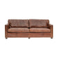 ROXIE AGED LEATHER 3 SEATER SOFA - ITALIAN TOP GRAIN LEATHER - MyChocolateWood