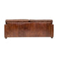 ROXIE AGED LEATHER 3 SEATER SOFA - ITALIAN TOP GRAIN LEATHER - MyChocolateWood