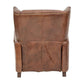 CHAMPIONS AGED LEATHER ARMCHAIR RECLINER IN ORIGINAL AGED LEATHER - MyChocolateWood
