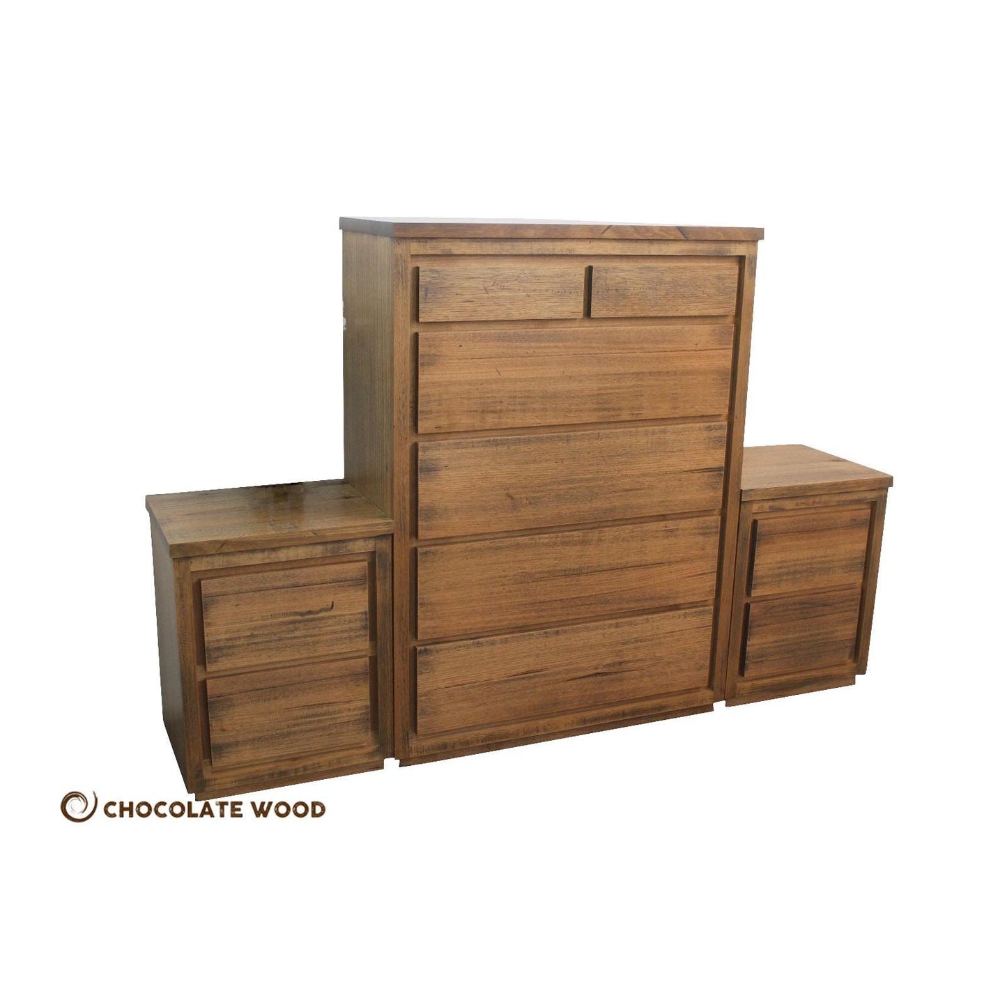 LUCAS RUSTSTIC TASSIE OAK BEDROOM SUITE - AUSTRALIAN CUSTOM MADE TO ORDER