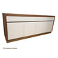 CARRINGTON RECYCLED HARDWOOD BUFFET/SIDEBOARD WITH 4 DOORS & 2 DRAWERS IN WHITE POLYURETHANE - AUSTRALIAN CUSTOM MADE - MyChocolateWood