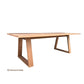 ESSENCE RECYCLED HARDWOOD DINING TABLE IN A RUSTIC FINISH AUSTRALIAN MADE TO ORDER - MyChocolateWood