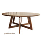 TORRENT ROUND DINING TABLE IN SOLID TASSIE OAK 180CM - CUSTOM MADE