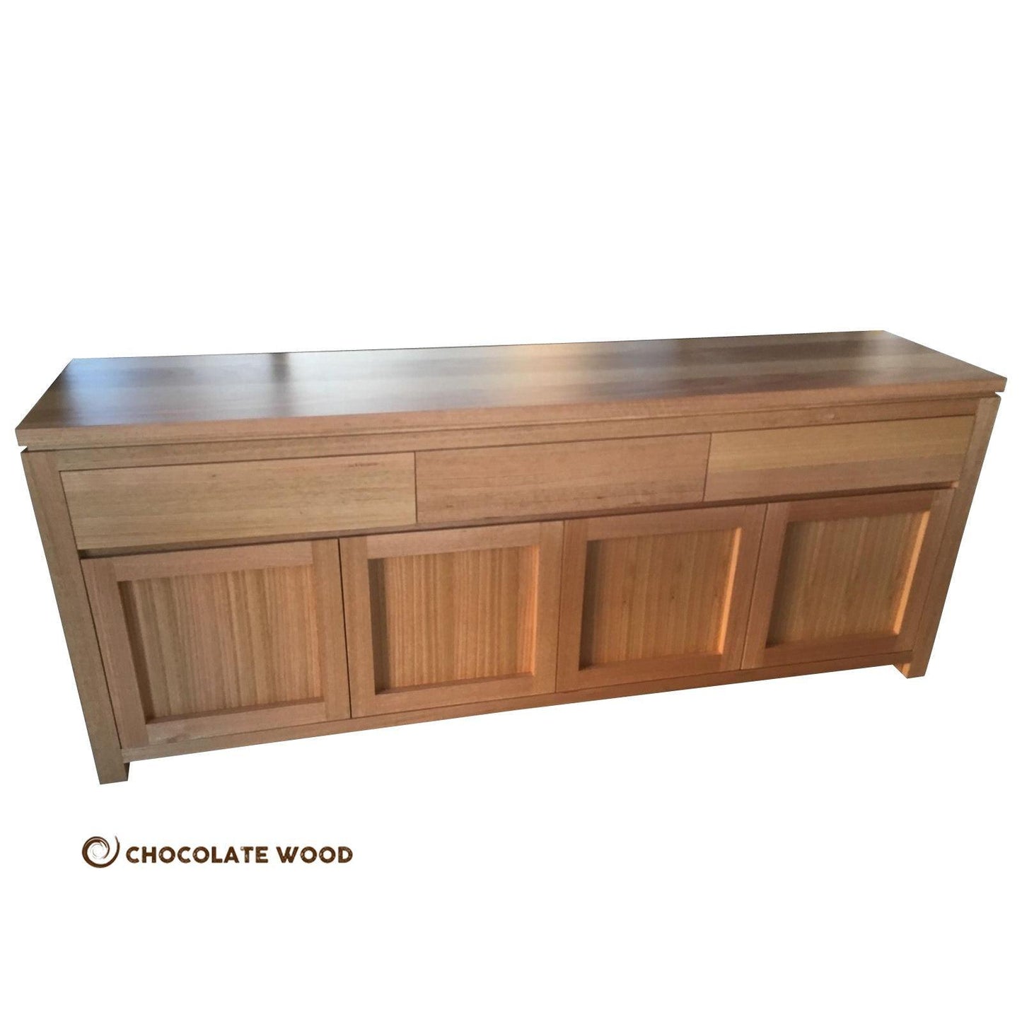 VERMONT 4 DOORS & 3 DRAWERS BUFFET / SIDEBOARD - TASSIE OAK HARDWOOD TIMBER - LOCALLY MADE TO ORDER