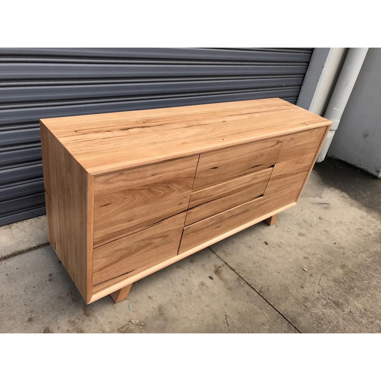 AUSTRALIAN CUSTOM-MADE SAMARA SIDEBOARD IN WORMY CHESTNUT