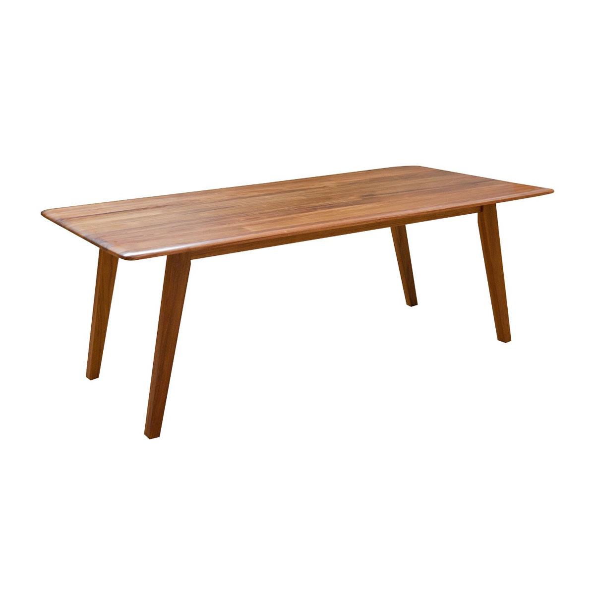 ALMA SOLID TASMANIAN BLACKWOOD DINING TABLE 210CM