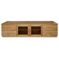 ANYA SOLID VICTORIAN ASH TV UNIT 2 DOORS & 4 DRAWERS IN WHEAT 200CM - MyChocolateWood