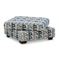 TIANA MULTI COLOURED STORAGE OTTOMAN - MyChocolateWood