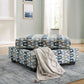 TIANA MULTI COLOURED STORAGE OTTOMAN - MyChocolateWood