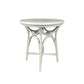 MARIO WHITE RATTAN SIDE TABLE - WHITE - MyChocolateWood