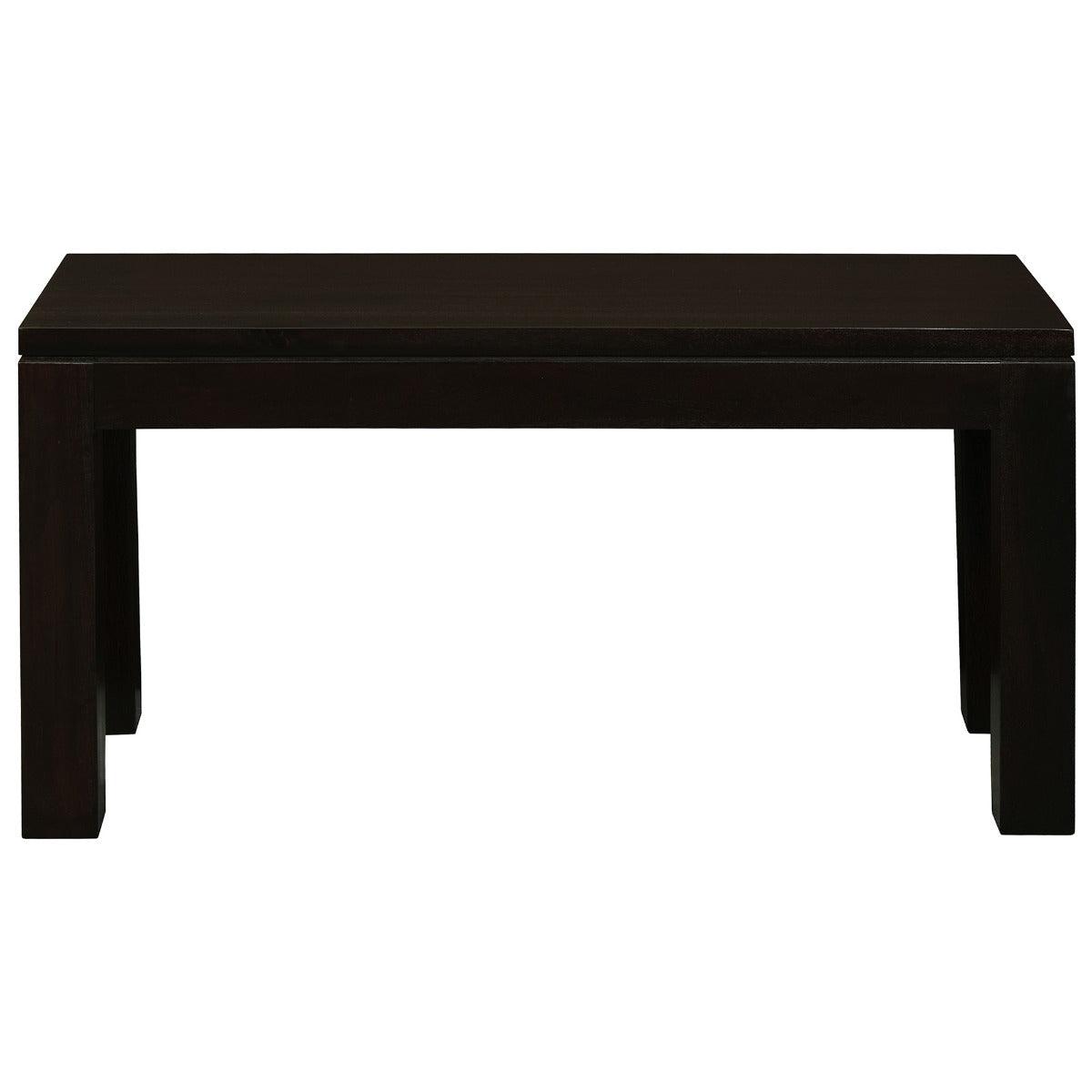 TANAKA SOLID TIMBER MAHOAGNY BENCH 90CM IN CHOCOLATE
