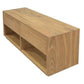 CARDEW SOLID WHITE CEDAR TIMBER 2 DRAWERS 140CM TV UNIT IN NATURAL