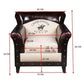 CHESTERFIELD STYLE CHARLESTON POLO ARMCHAIR REAL LEATHER LIVING ROOM CHAIR - MyChocolateWood