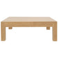 TANAKA SOLID MINDI WOOD CONTEMPORARY COFFEE TABLE IN NATURAL - MyChocolateWood