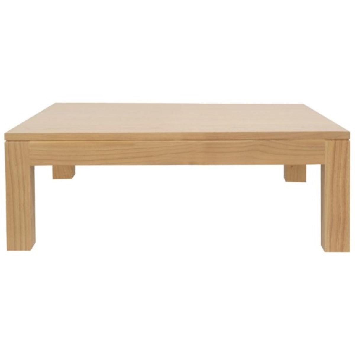 TANAKA SOLID MINDI WOOD CONTEMPORARY COFFEE TABLE IN NATURAL