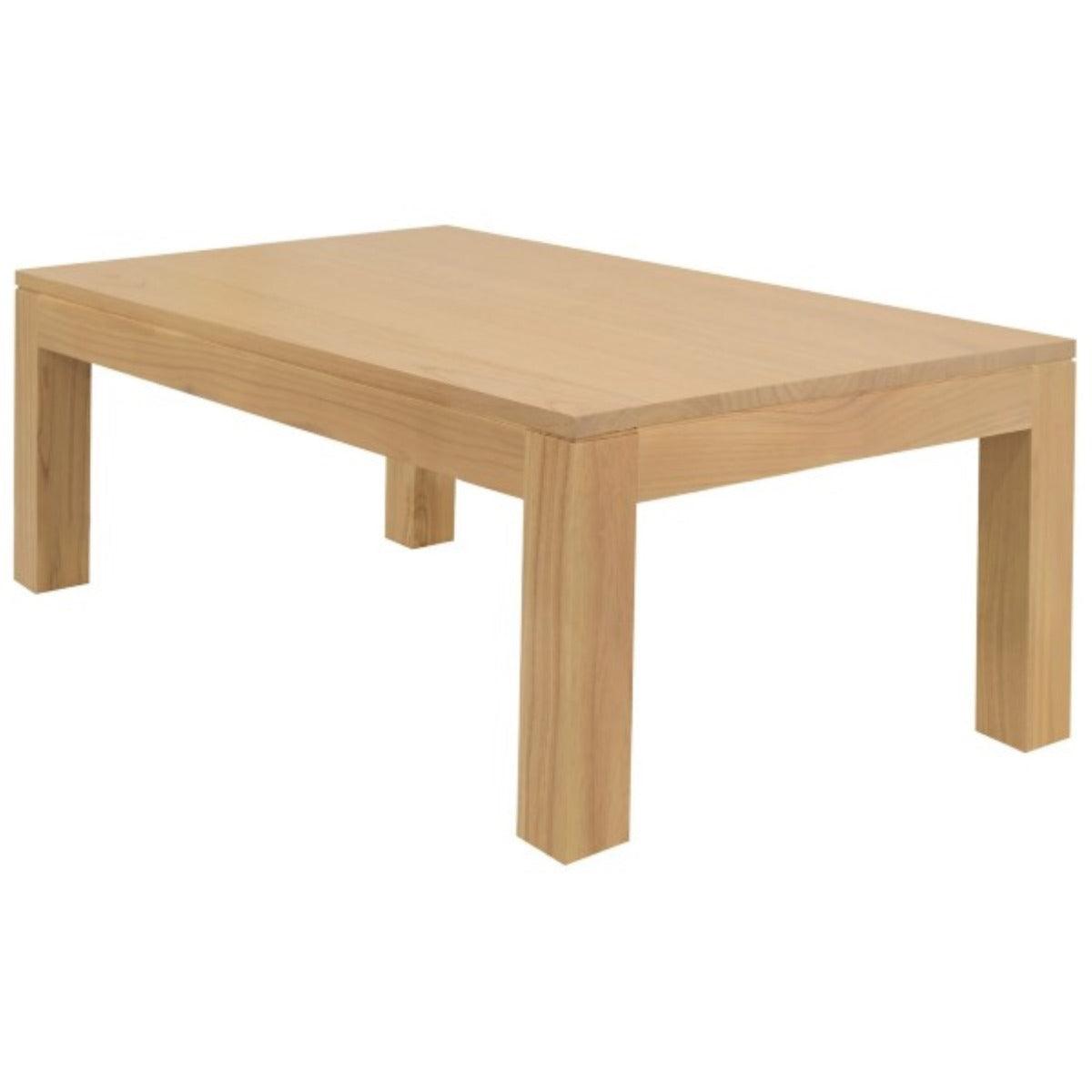 TANAKA SOLID MINDI WOOD CONTEMPORARY COFFEE TABLE IN NATURAL