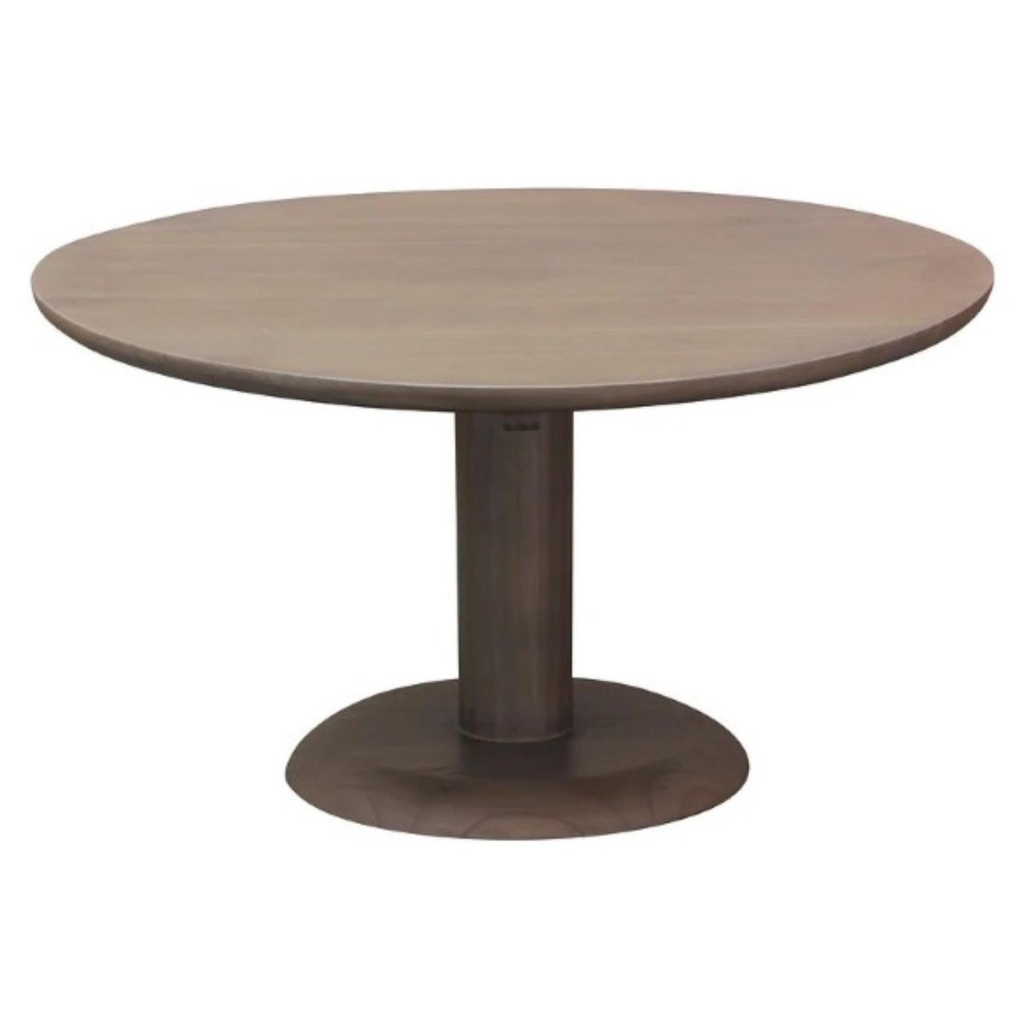 OSLO SOLID WHITE CEDAR TIMBER ROUND COFFEE TABLE IN LATTE