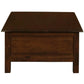 NERIN SOLID MAHOGANY 4 DRAWERS RECTANGULAR COFFEE TABLE IN MAHOGANY - MyChocolateWood