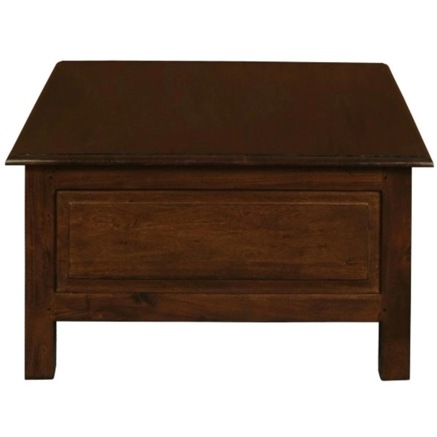 NERIN SOLID MAHOGANY 4 DRAWERS RECTANGULAR COFFEE TABLE IN MAHOGANY