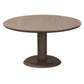 OSLO SOLID WHITE CEDAR TIMBER ROUND COFFEE TABLE IN LATTE - MyChocolateWood