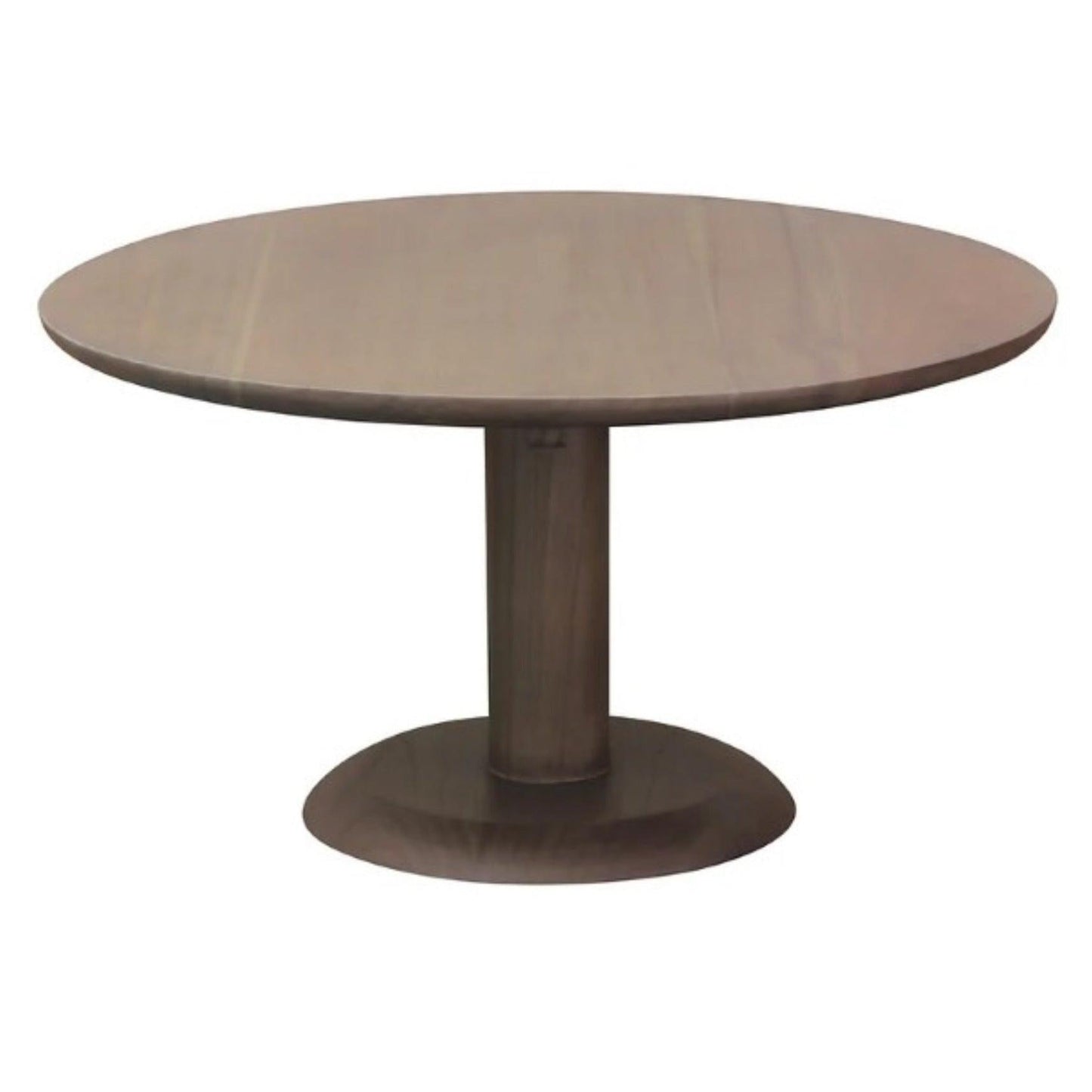 OSLO SOLID WHITE CEDAR TIMBER ROUND COFFEE TABLE IN LATTE