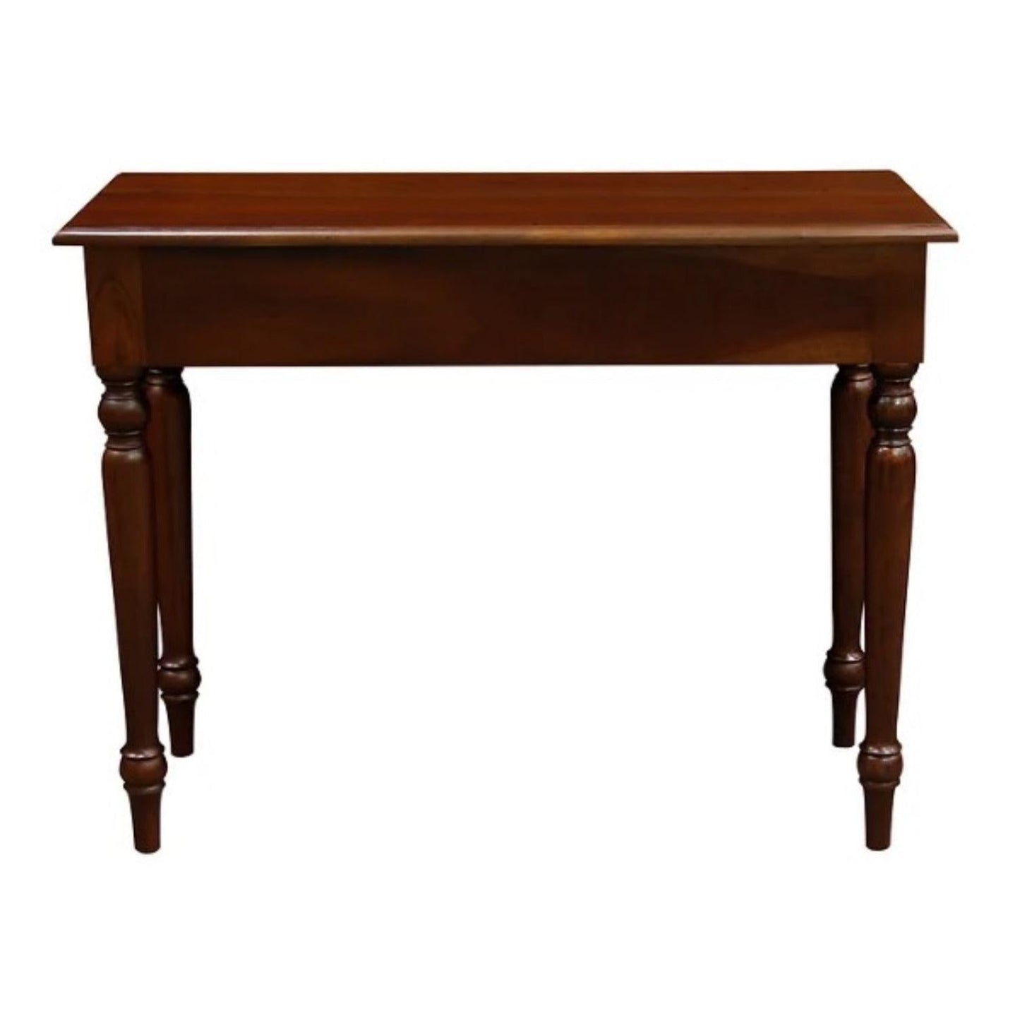 EMERY SOLID MAHOGNAY TIMBER HALL TABLE 100CM - MAHOGANY