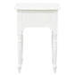 EMERY SOLID MAHOGNAY TIMBER SIDE TABLE - WHITE - MyChocolateWood