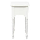 EMERY SOLID MAHOGNAY TIMBER SIDE TABLE - WHITE - MyChocolateWood