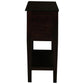 BIRKDALE 3 DRAWER SIDE TABLE/WITH SHELF IN SOLID MAHOGANY- CHOCOLATE - MyChocolateWood